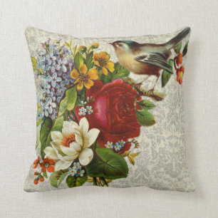 Cojín decorativo de algodón de 16" x 16"