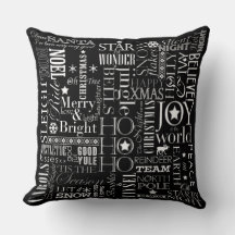 Cojín decorativo de algodón de pizarra de vacacion