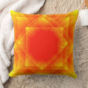 Cojín decorativo de algodón de sorpresa para naran