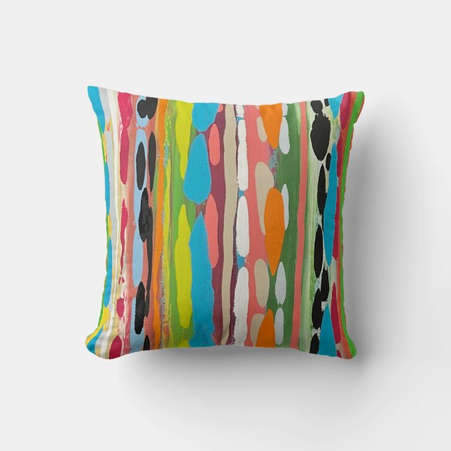 Cojín decorativo de algodón en cascada 4 16 x 16 (Anverso)