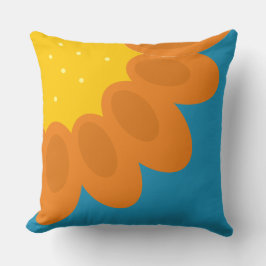 Cojín decorativo de alimentación de flor