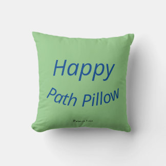 Cojín decorativo de almohada de senda feliz
