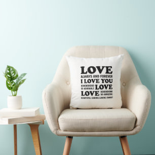 Cojín decorativo de amor