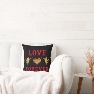 Cojín decorativo de amor para siempre
