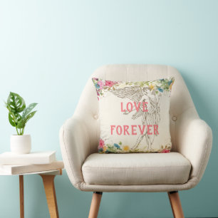 Cojín decorativo de amor para siempre