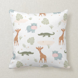 Cojín decorativo de animales de Safari