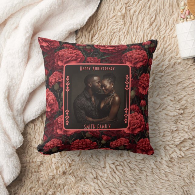 Cojín decorativo de aniversario inspirador y refle (Manta)