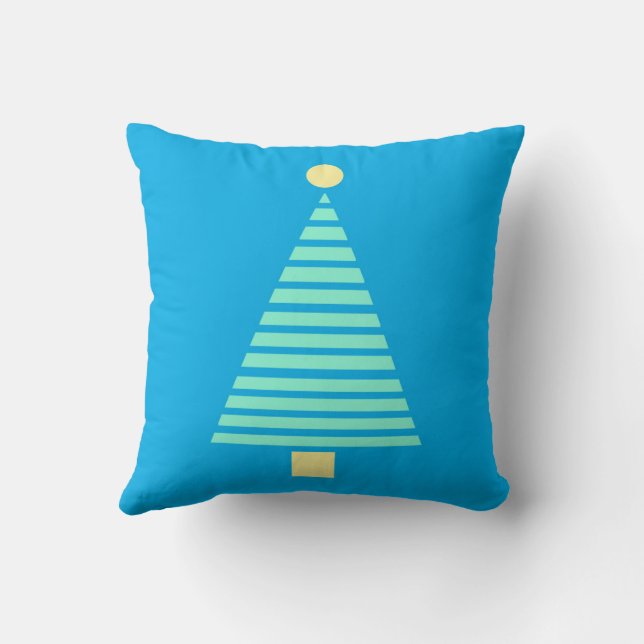 Cojín decorativo de árbol de Navidad (Reverso)