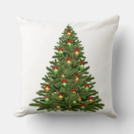 Cojín decorativo de árbol de Navidad