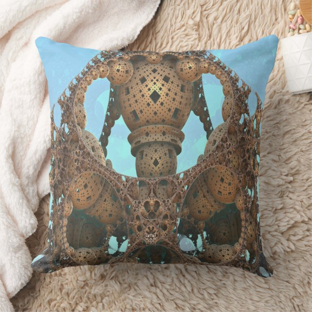 Cojín decorativo de arquitectura abstracta (Manta)