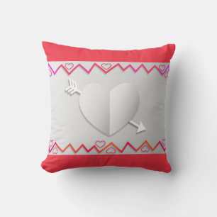 Cojín decorativo de Arrow Heart
