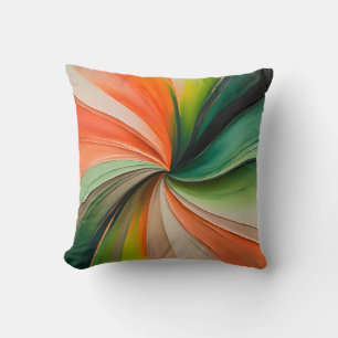 Cojín decorativo de Art Square con pintura al óleo
