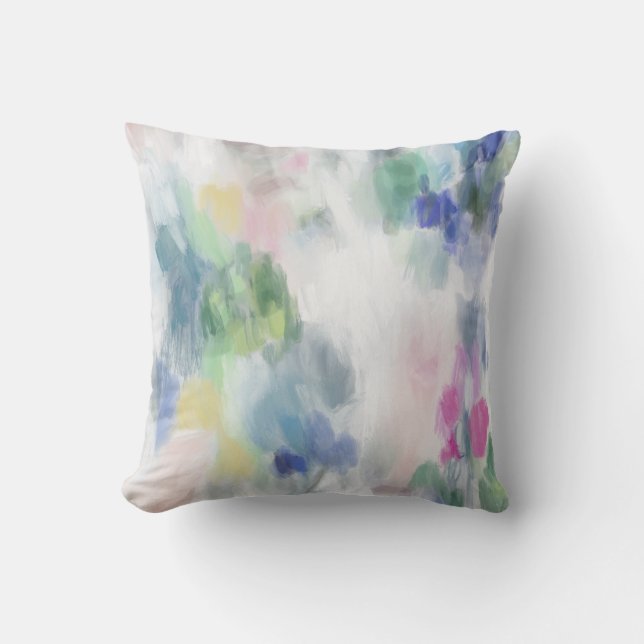 Cojín decorativo de arte abstracto (Anverso)