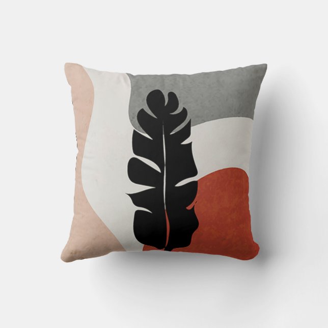 Cojín decorativo de arte abstracto moderno (Reverso )