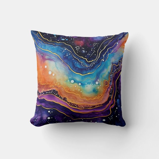 Cojín decorativo de arte Agate (Anverso)