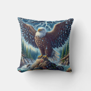 Cojín decorativo de arte de Águila