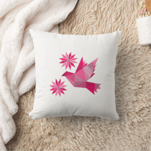 COJÍN DECORATIVO DE ARTE DE AVES