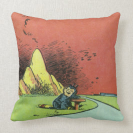 Cojín decorativo de arte de historietas "Sleeping