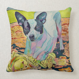 Cojín decorativo de arte de perro Personalizado