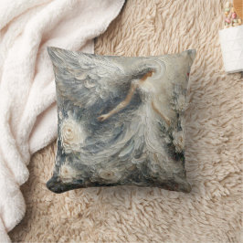 Cojín decorativo de arte Impasto Faux Relief Angel