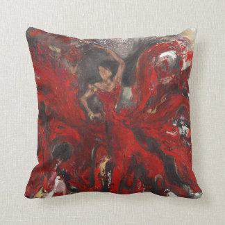 Cojín decorativo de arte "Pequeño Rojo"