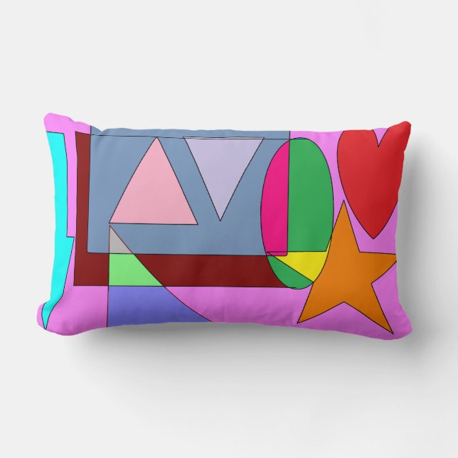 Cojín decorativo de arte pop de alta calidad (Anverso)
