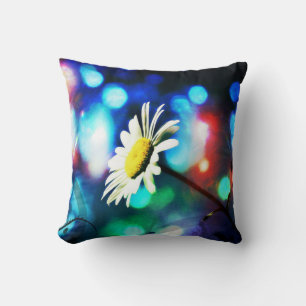Cojín decorativo de arte pop de Daisy