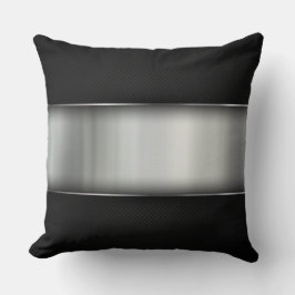 Cojín decorativo de aspecto metálico