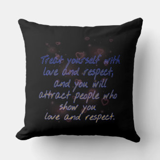 Cojín decorativo de autorespeto