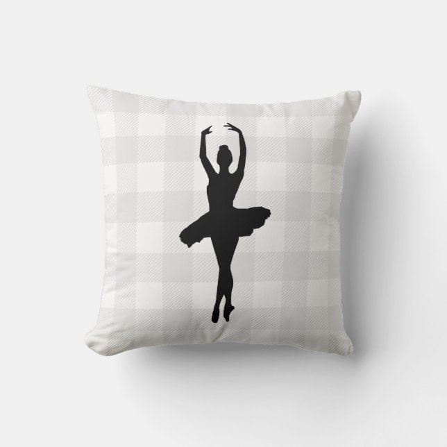Cojín decorativo de bailarina de ballet Ballerina (Anverso)