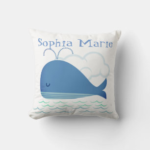 Cojín decorativo de ballena relajado