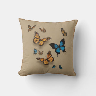 Cojín decorativo de ballet de mariposa