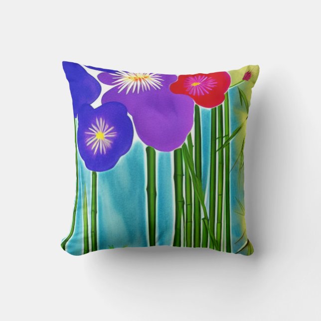 Cojín decorativo de Bambú (Anverso)