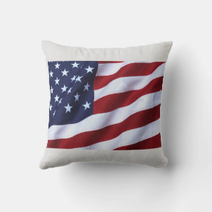 Cojín decorativo de bandera de Estados Unidos