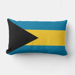 Cojín decorativo de bandera de las Bahamas