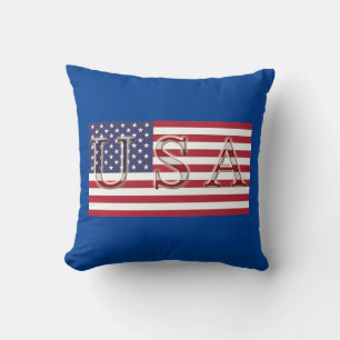 COJÍN DECORATIVO de bandera de los Estados Unidos