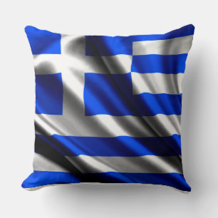 Cojín decorativo de Bandera Nacional Griega