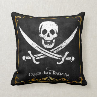 Cojín decorativo de Bandera Pirata Calico Jack Rac