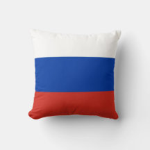 Cojín decorativo de Bandera Rusa (Rusia)