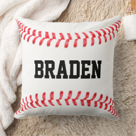 Cojín decorativo de Béisbol personalizado