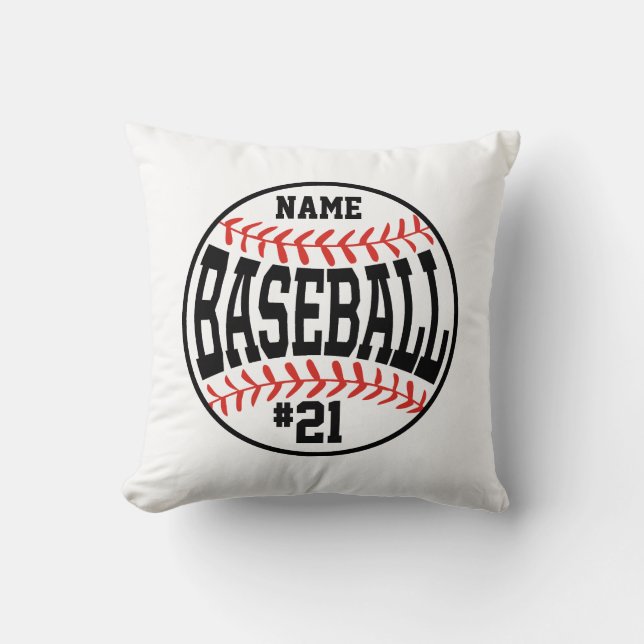 Cojín decorativo de béisbol Personalizado Pillow (Anverso)