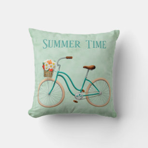 Cojín decorativo de bicicleta