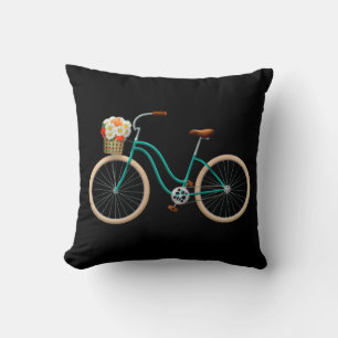 Cojín decorativo de bicicleta