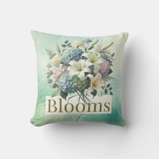 Cojín decorativo de Blooms 16"x16": Déjalo florece