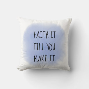 Cojín decorativo de Blue Faith It