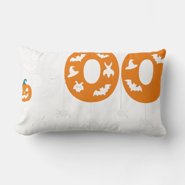 Cojín decorativo de boo de Halloween - Decoración  (Anverso)