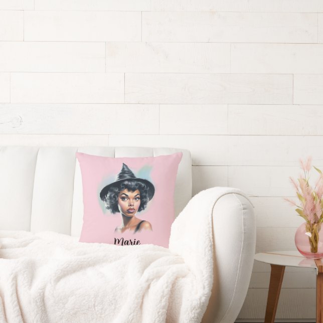 Cojín decorativo de bruja de bonito (Sofá)