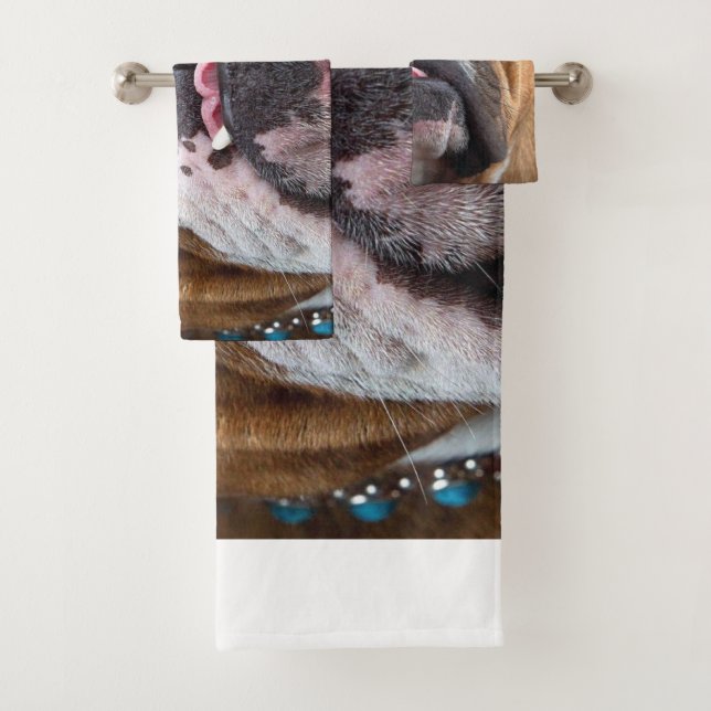 Cojín decorativo de Bulldog inglés (In situ)