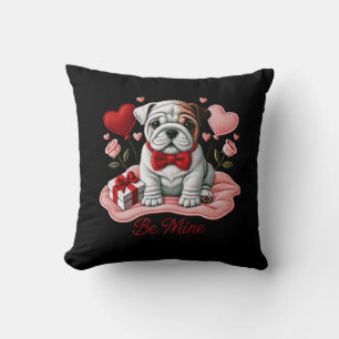Cojín decorativo de Bulldog inglés Be Mine Valenti
