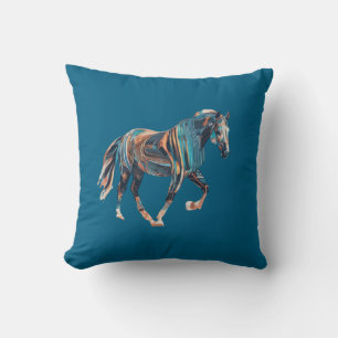 Cojín decorativo de caballos